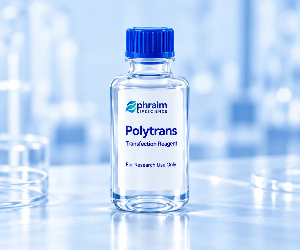 Polytrans 高效转染试剂包装示意图,非产品实拍